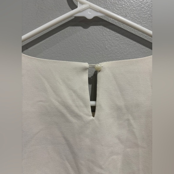 MoolbyYoungZari white sheer lace floral overlay puff sleeve night out party - Picture 5 of 10